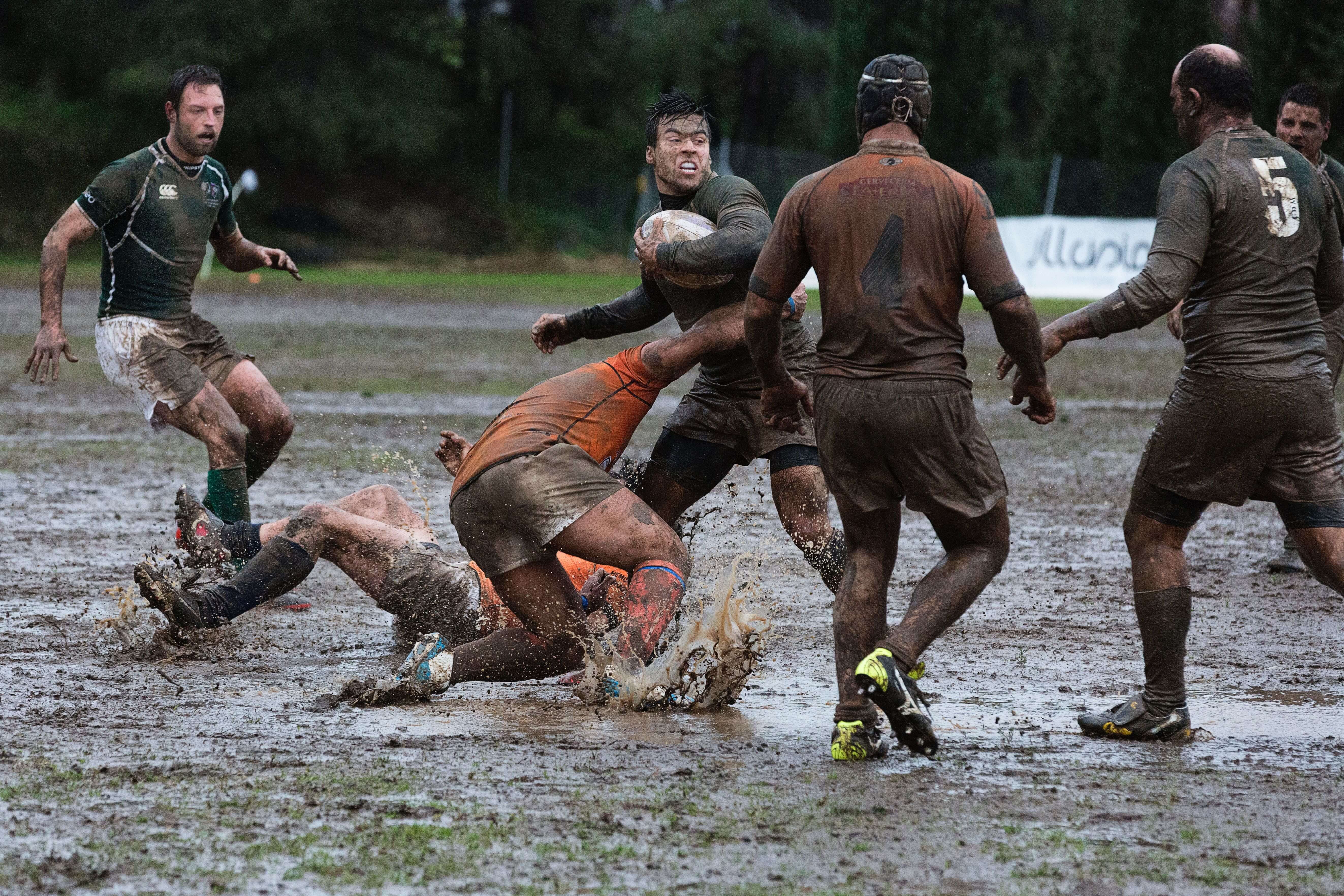 Dirty rugby match