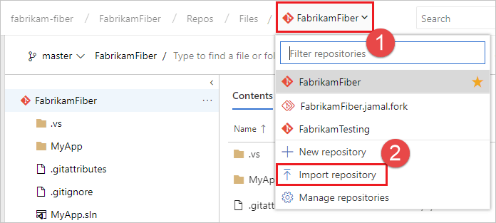 Import Repository