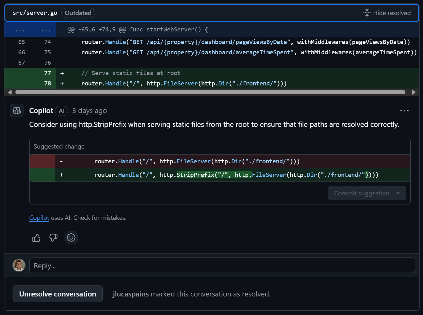GitHub Copilot in action